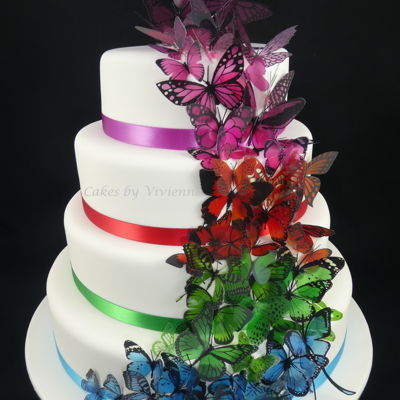 Butterfly Wedding Cake Butterfly Wedding Cake