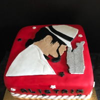 Micheal Jackson Theme Cake I was asked to make this cake for a friend son that loves Micheal Jackson