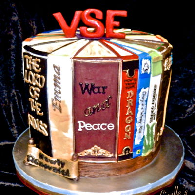 A Library Renovation Cake A Library Renovation Cake