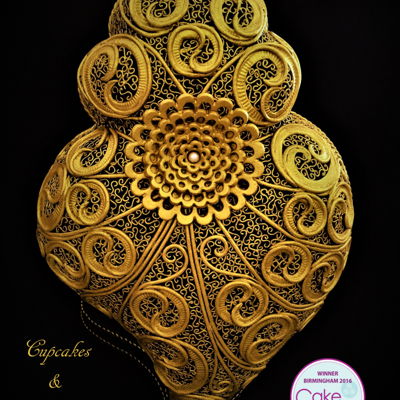 Cake International Birmingham 2016 Heart Of Viana Filigree - Gold Medal Cake International Birmingham 2016 Heart Of Viana Filigree - Gold Medal