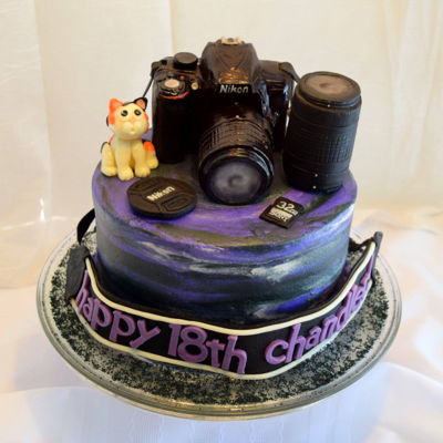 Nikon Camera Cake Nikon Camera Cake