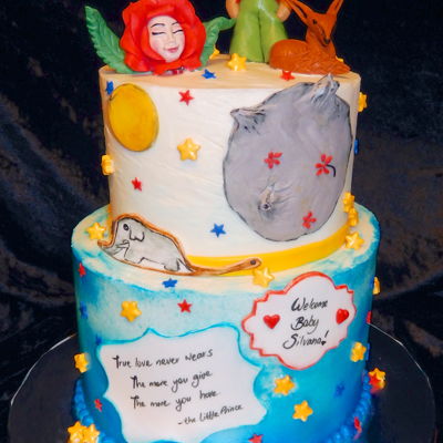 The Little Prince Baby Shower Cake The Little Prince Baby Shower Cake