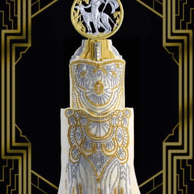 Art Déco Gatsby Cake Art Déco Gatsby Cake