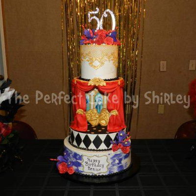 50Th Birthday Theatre Cake 50Th Birthday Theatre Cake