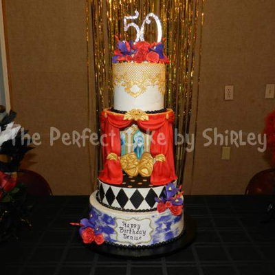 50Th Birthday Theatre Cake