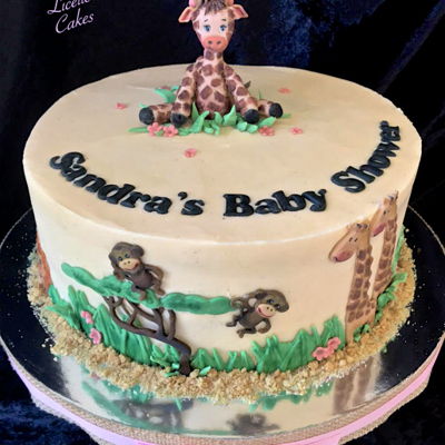 Little Giraffe Baby Shower Cake Little Giraffe Baby Shower Cake