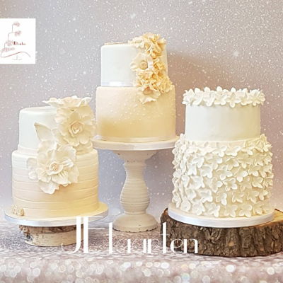 Weddingcake Trio In Pastelpeach Weddingcake Trio In Pastelpeach