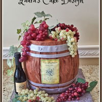 Wine Barrel Cake Rustic Wine Barrel Cake