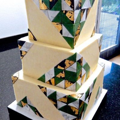 Art Deco Buttercream Cake Art Deco Buttercream Cake