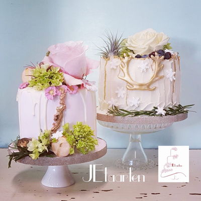 Wintercakes With Fresh Flowers Wintercakes With Fresh Flowers