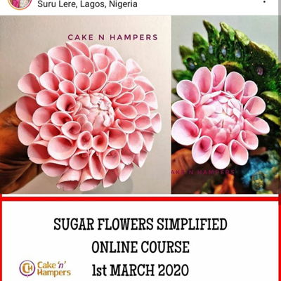Sugar Flowers Simplified (Online Class) on Cake Central
