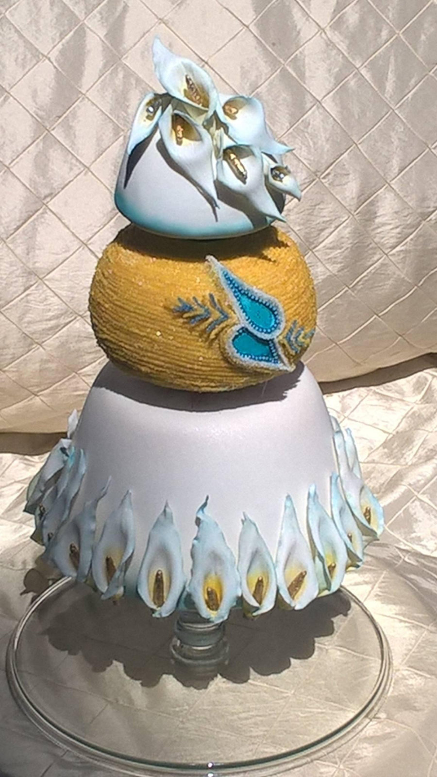 Sculpted Wedding Cake on Cake Central Sculpted Wedding Cake on Cake Central