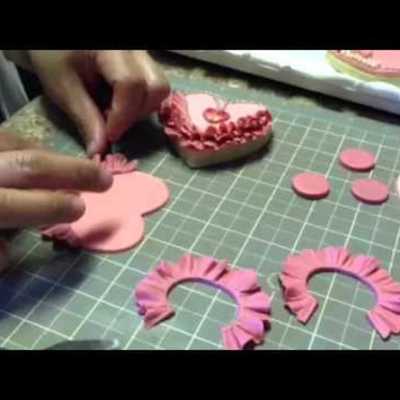 How I decorated my "Old Rose Collection" cookies on Cake Central