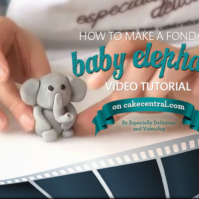 How To Create a Fondant Elephant on Cake Central