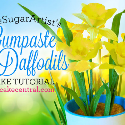 How to Make a Gumpaste Daffodil on Cake Central