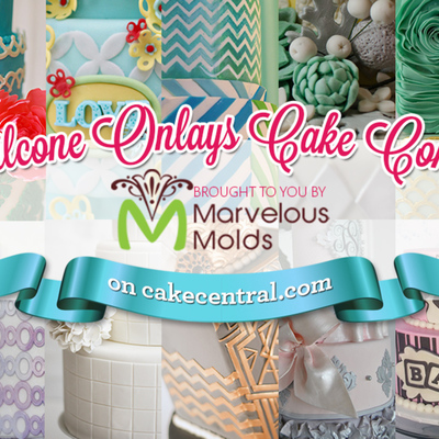 Marvelous Molds Silicone Onlays Cake Contest on Cake Central