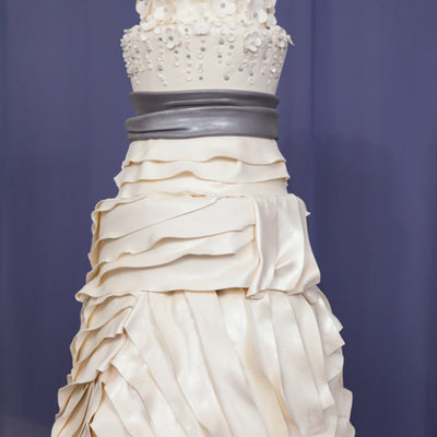 Beautiful Bridal Gown-Inspired Wedding Cakes By You on Cake Central