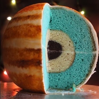 Jupiter Layer Cake Tutorial on Cake Central