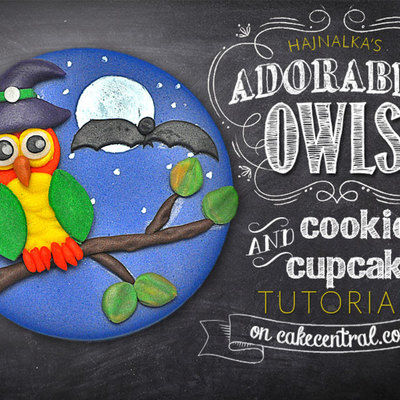 Owl Cupcake Topper Tutorial on Cake Central