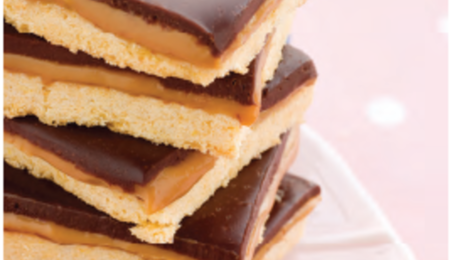 Recipe for Chocolate Caramel Shortbread Bars