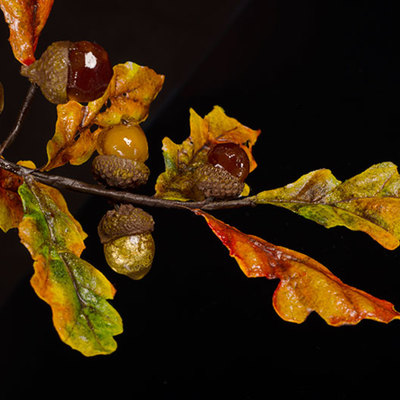 How to Make Isomalt Acorns & Wafer Paper Leaves on Cake Central