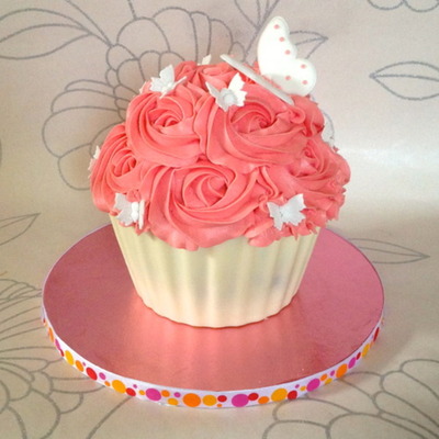 Giant Cupcake Shell on Cake Central