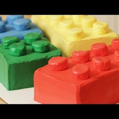 How to Make a Lego Block Cake on Cake Central