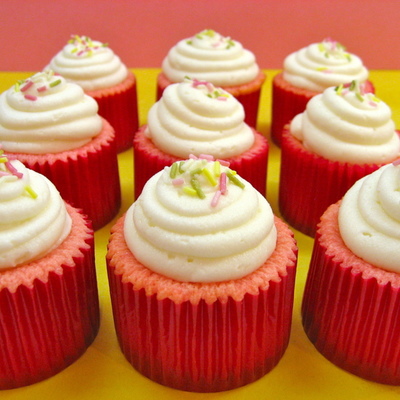 Pink Velvet Cupcakes on Cake Central