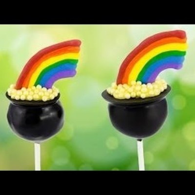 Pot of Gold Cake Pops on Cake Central