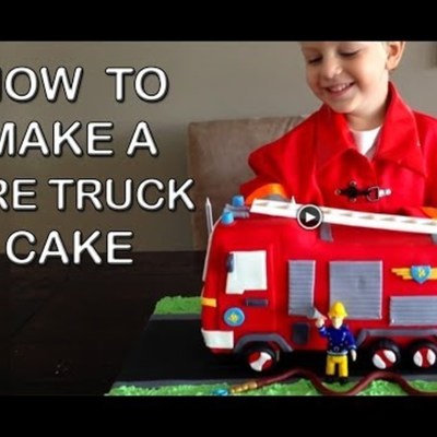 Fire Truck Cake on Cake Central