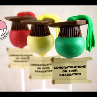 Graduation Hat Cake Pops on Cake Central