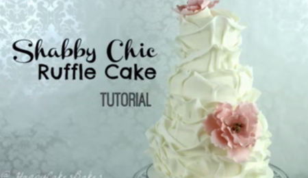 Shabby Chic Ruffle Cake