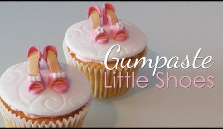 Mini Gumpaste Shoes For Cupcakes