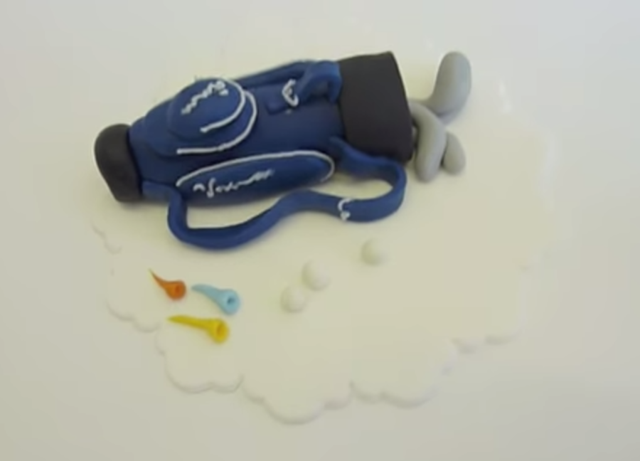 How To Make A Golf Bag Cake Topper How To Make A Golf Bag Cake Topper