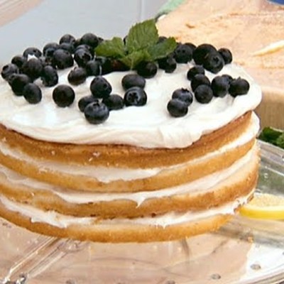 Sandra Lee's Lemon Blueberry Cake on Cake Central