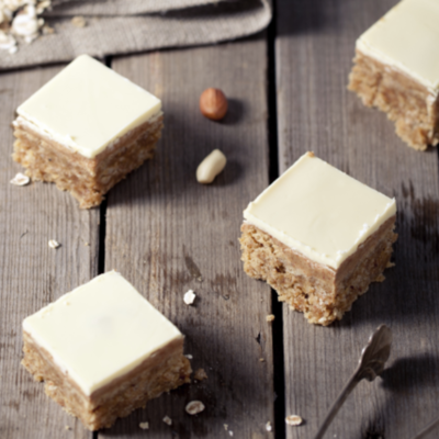 Peanut Butter White Chocolate Oatmeal Squares on Cake Central