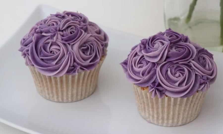 Mini Rose Cupcake Piping Tutorial