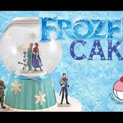 Frozen Snow Globe Cake on Cake Central