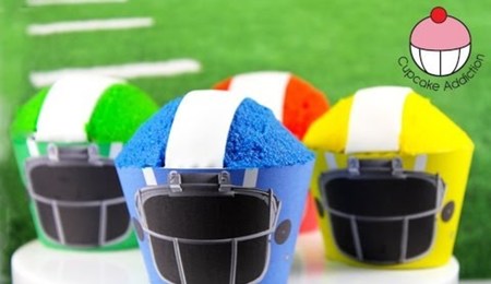 How To Make Simple Football Helmet Cupcakes