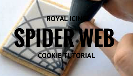 How To Make A Royal Icing Spiderweb