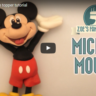 Mickey Mouse Cake Topper Tutorial on Cake Central