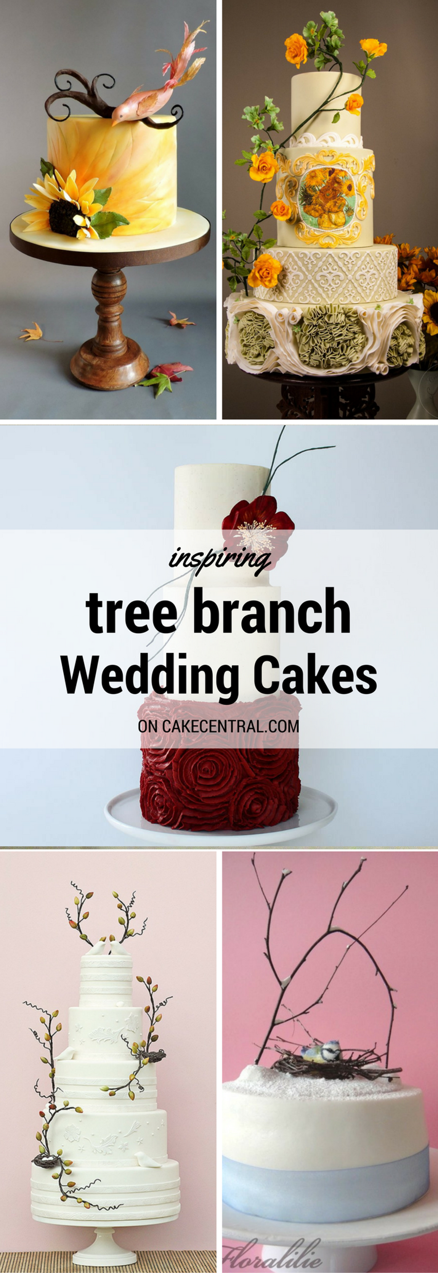 Inspiring Cakes with Branches & Twigs