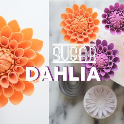 How to Make Gumpaste Dahlia on Cake Central