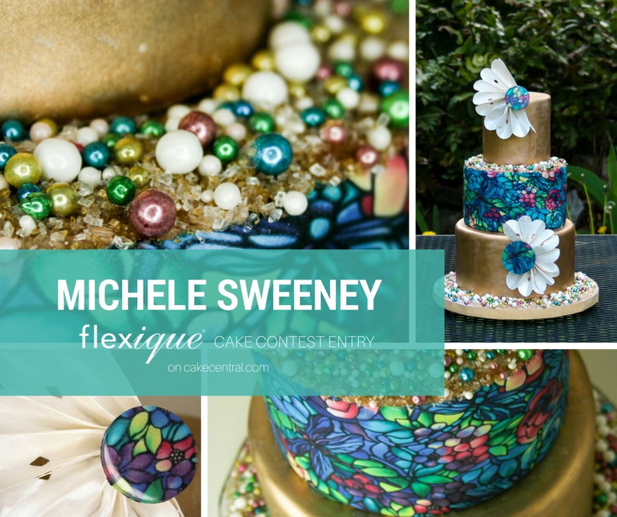 Flexique™ Instant Lace Cake Contest Entry Michele Sweeney