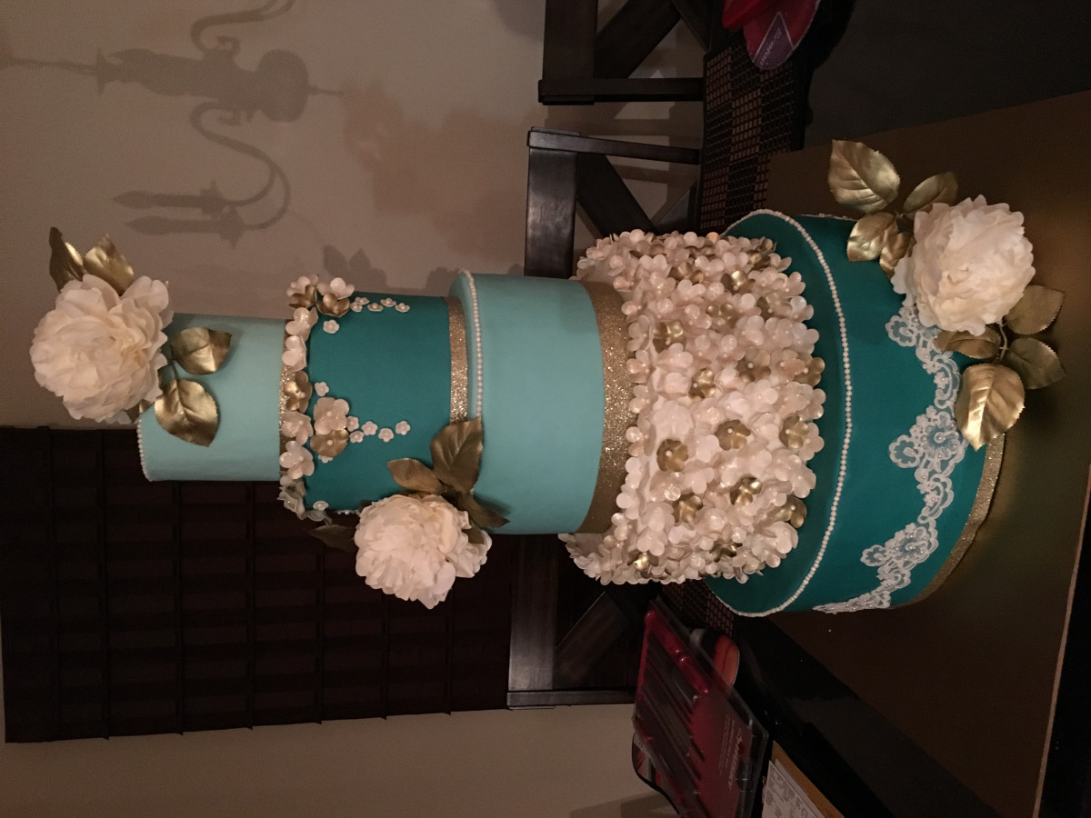 Faux Wedding Cake