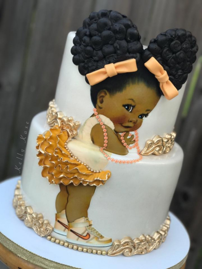 Painted Buttercream Technique