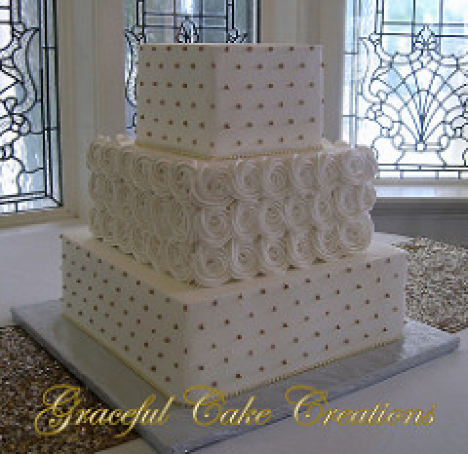 Gold Fondant Pearls