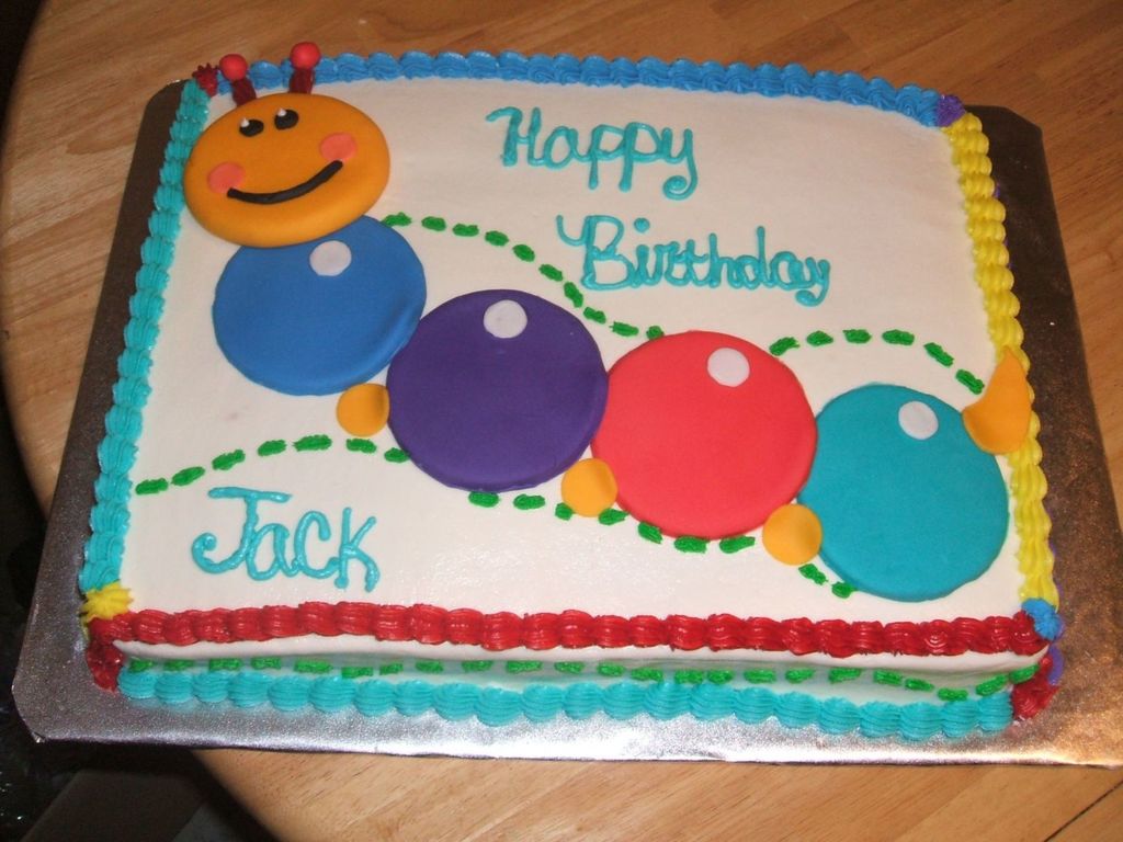 Baby Einstein Caterpillar Cake Cakecentral Com