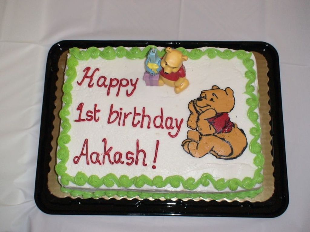 Pooh 1st Birthday Cakecentral Com