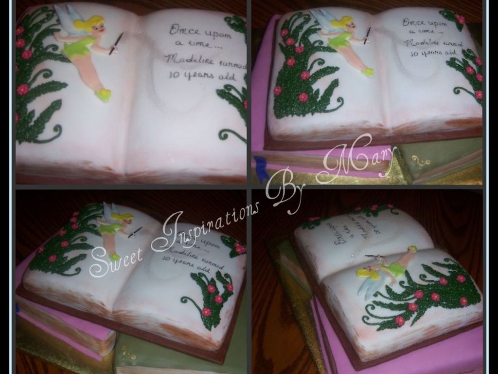 Tinkerbell Story Book Cakecentral Com